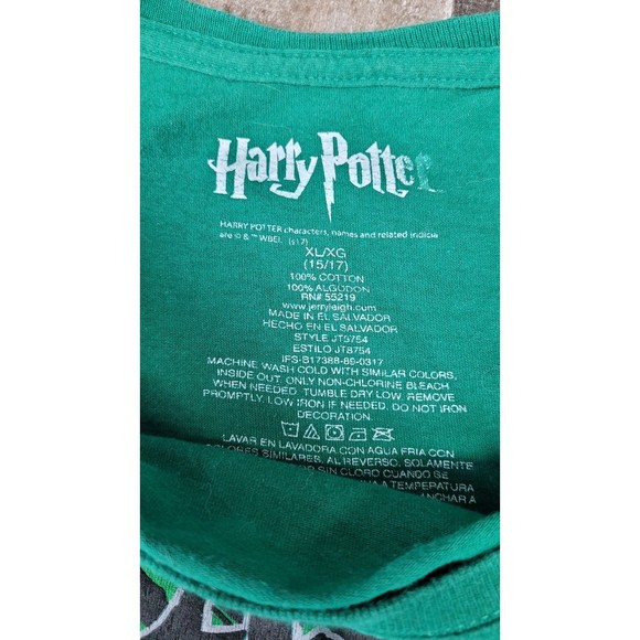 Harry Potter Slytherin Kids Tee Size XL - Picture 4 of 5